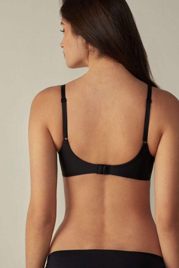 Intimssimi Irina Microfiber Balconette Bra Black | SGCIF73730