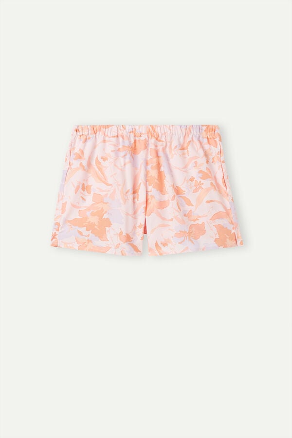 Intimssimi Iris and Apricot Cloth Shorts Print | SGCIF75796