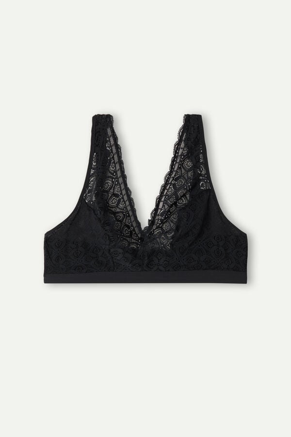 Intimssimi Lara Triangle Bra in Lace Black | SGDYB91211