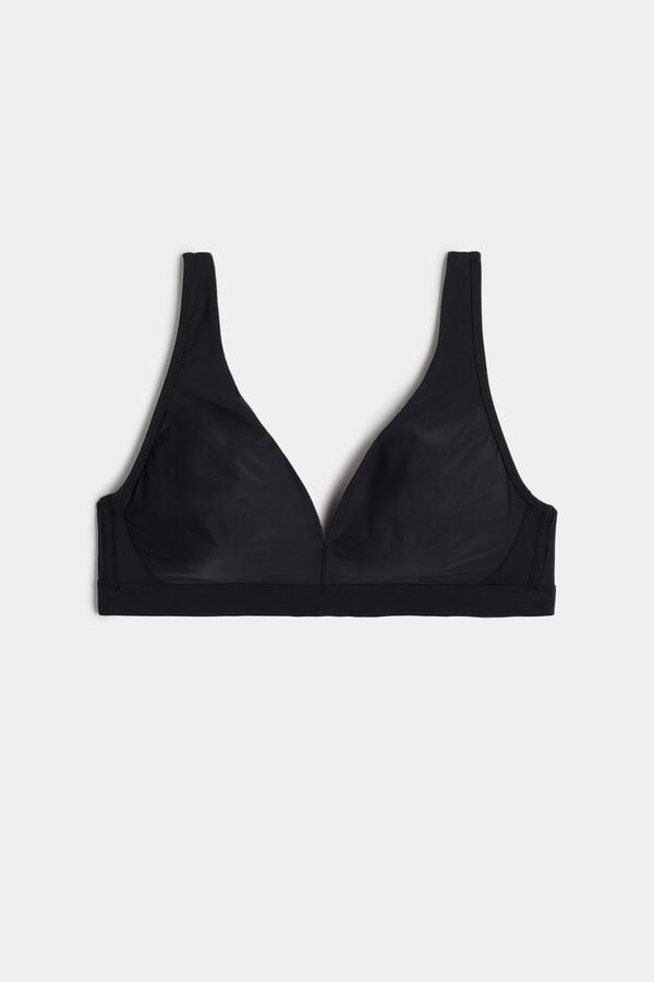 Intimssimi Lara Ultralight Microfiber Triangle Bra Black | SGDFL66688