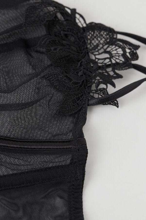 Intimssimi Layers of Lust Balconette Bra Black | PSGER48753