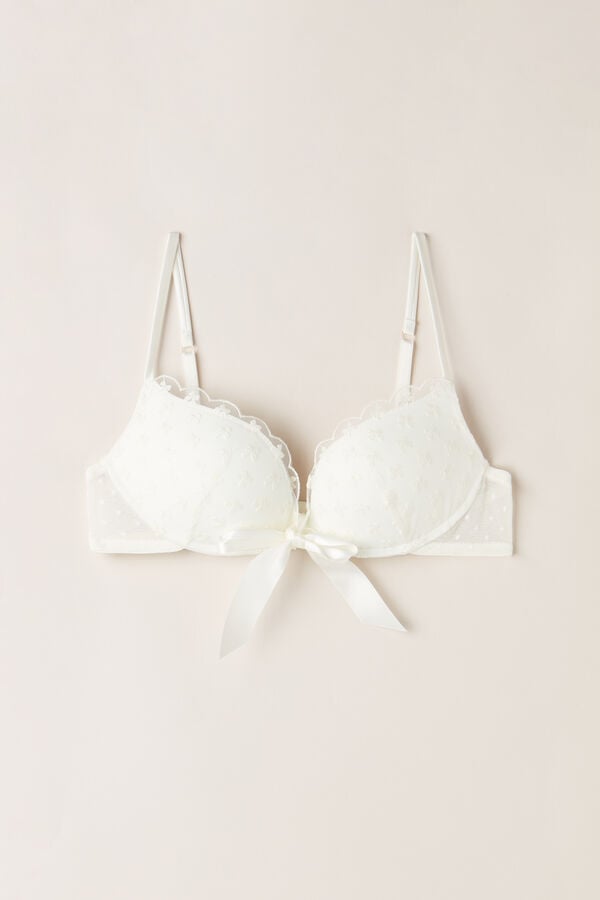 Intimssimi Love Cadeau Gioia Super Push-up Bra White | SGDFL57219