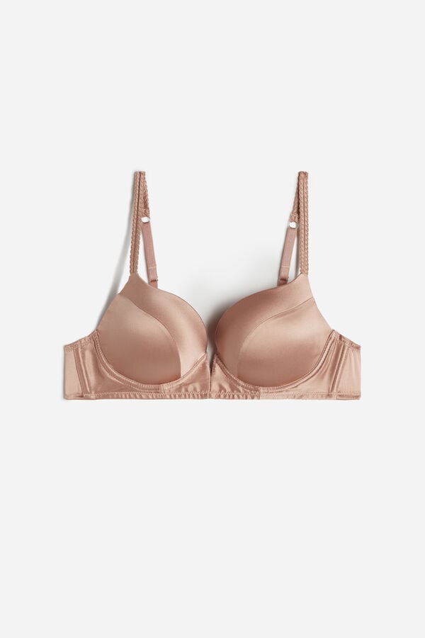 Intimssimi Mia Silk Super Push-Up Bra Natural | QSGUV41331