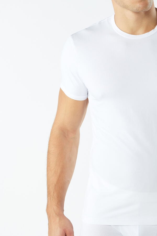 Intimssimi Microfiber T-shirt White | BSGSO54922