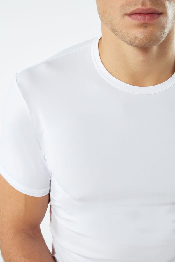 Intimssimi Microfiber T-shirt White | BSGSO54922