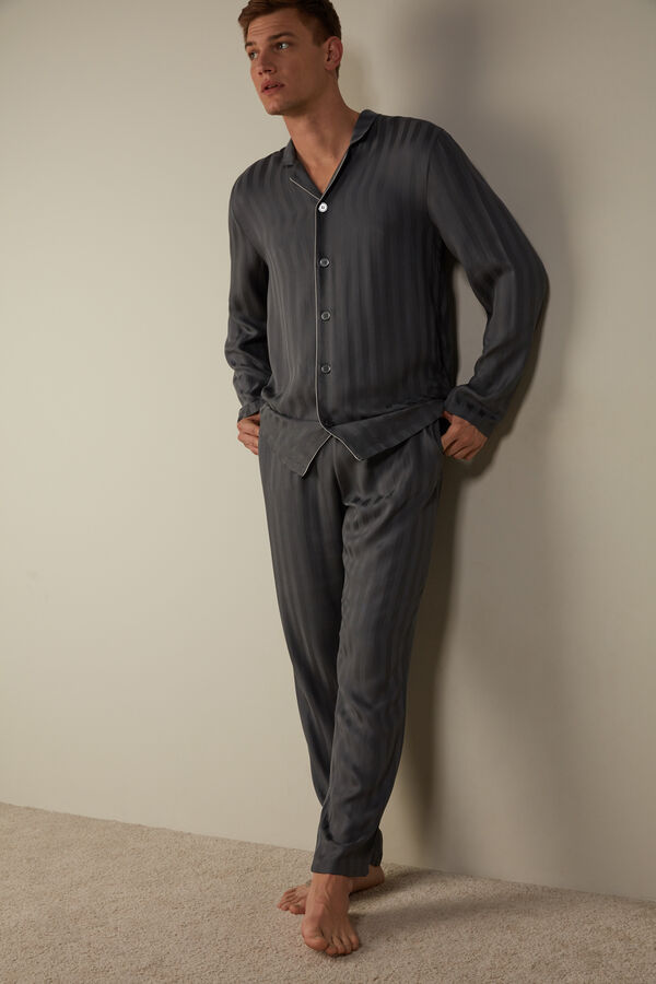 Intimssimi Modal Pajama Set Grey | ASGWC87123