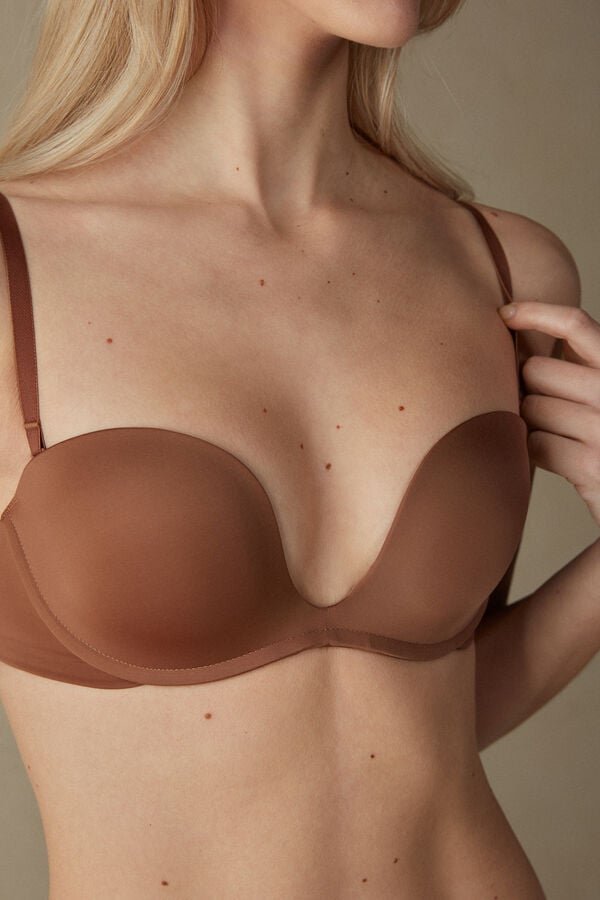 Intimssimi Monica Bandeau Bra in Ultralight Microfiber Natural | ESGVG72112