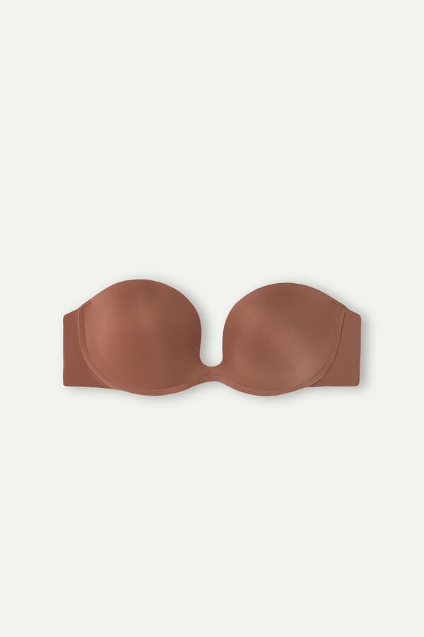 Intimssimi Monica Bandeau Bra in Ultralight Microfiber Natural | ESGVG72112