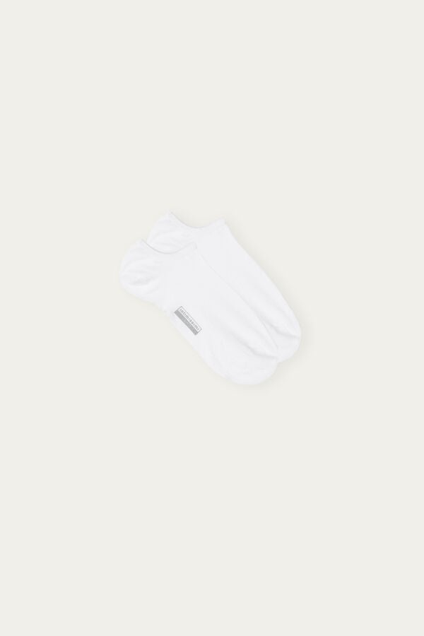 Intimssimi No-show Socks in Supima® Cotton White | TSGWZ80303