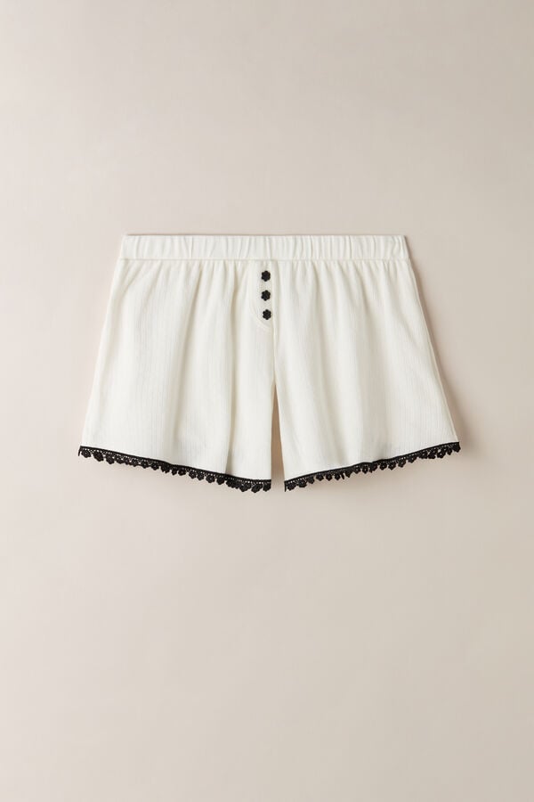 Intimssimi Pure Joy Cotton Shorts White | SGJVR67752