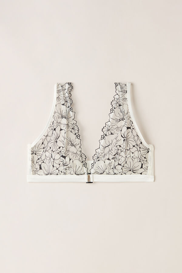 Intimssimi Pure Joy Triangle Bra White | USGTG26714