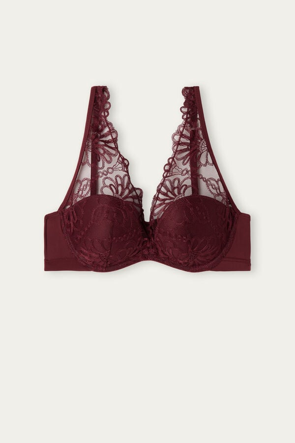 Intimssimi Romantic Life Giorgia Balconette Bra Red | ASGDF35856