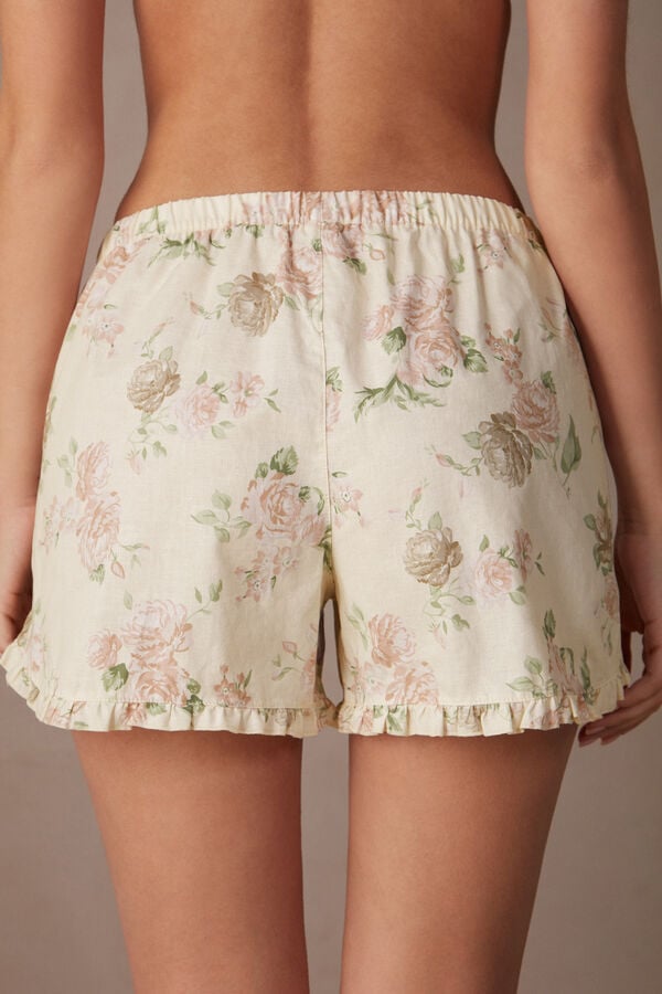 Intimssimi Scent of Roses Cotton Cloth Shorts Print | SGICD45923