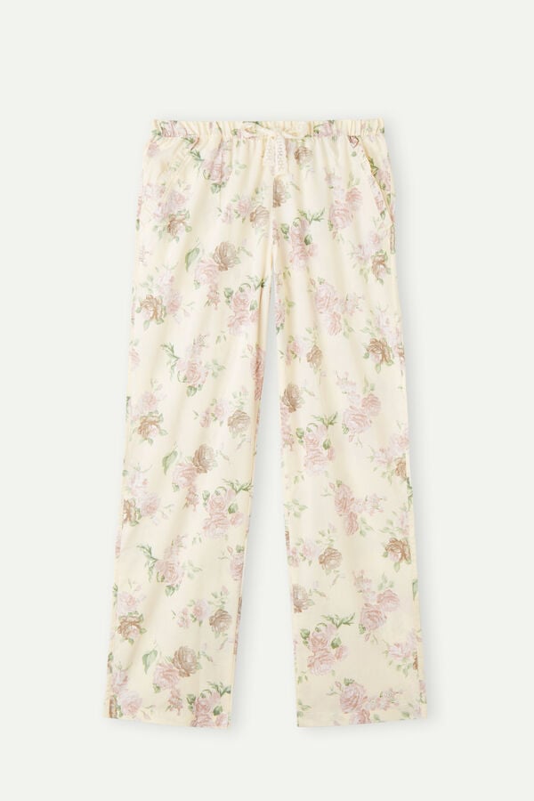 Intimssimi Scent of Roses Full Length Cotton Cloth Pants Print | DSGVO32394