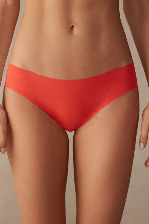 Intimssimi Seamless Supima® Cotton Panties Orange | SGEAH40169