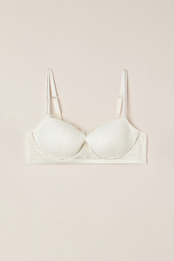 Intimssimi Shine High Like Stars Sofia Balconette Bra White | SGNEJ48260