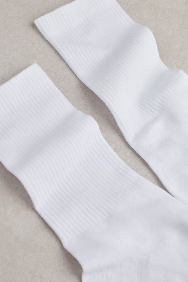 Intimssimi Short Terrycloth Socks White | LSGTR30524