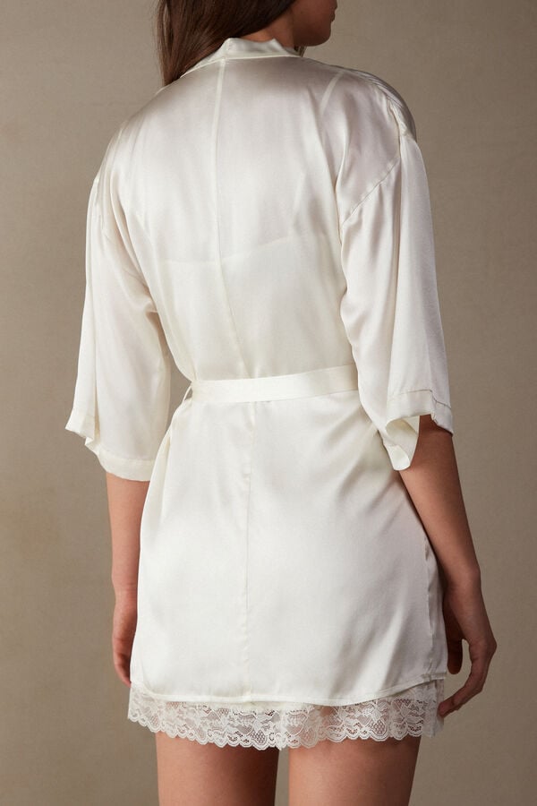 Intimssimi Silk Kimono White | SGJZR54080