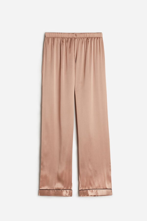 Intimssimi Silk Satin Pajama Pants Natural | SGZDE12034