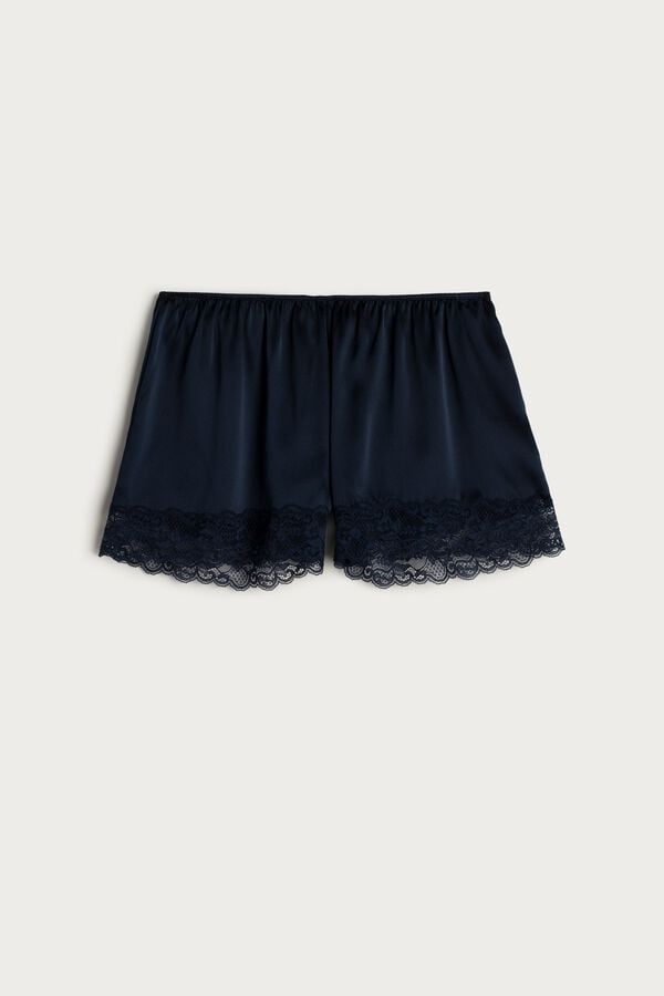 Intimssimi Silk Shorts Blue | BSGSD21165