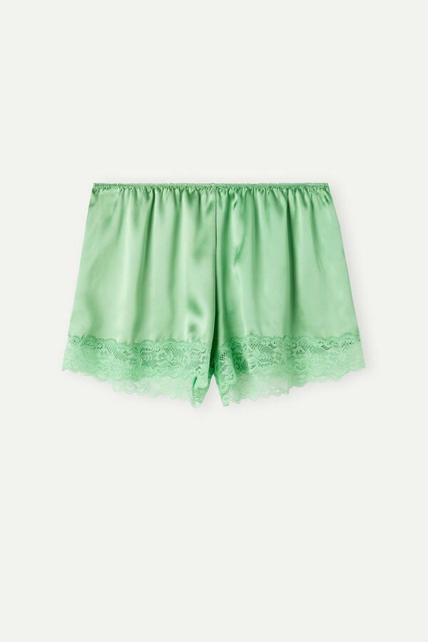 Intimssimi Silk Shorts Green | TSGWZ89525