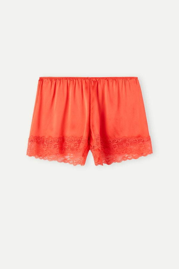 Intimssimi Silk Shorts Orange | QSGUV35915