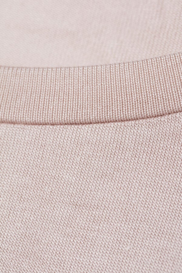 Intimssimi Simple Elegance Long Sleeve Top in Modal Pale Pink | SSGVO66164