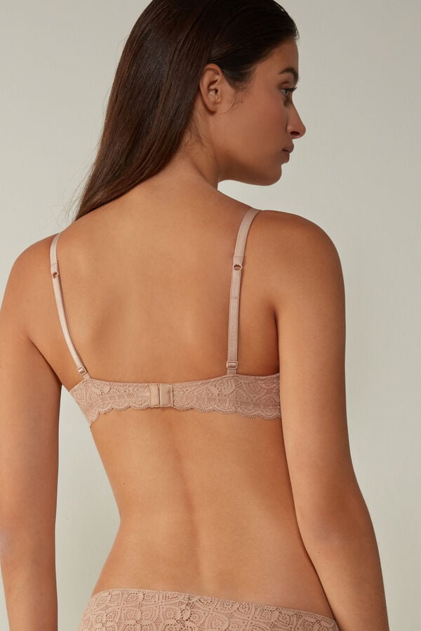 Intimssimi Sofia Balconette Bra in Lace Natural | BSGSD39826