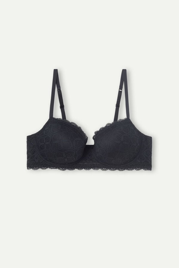 Intimssimi Sofia Balconette Bra in Lace Black | LSGSX18210