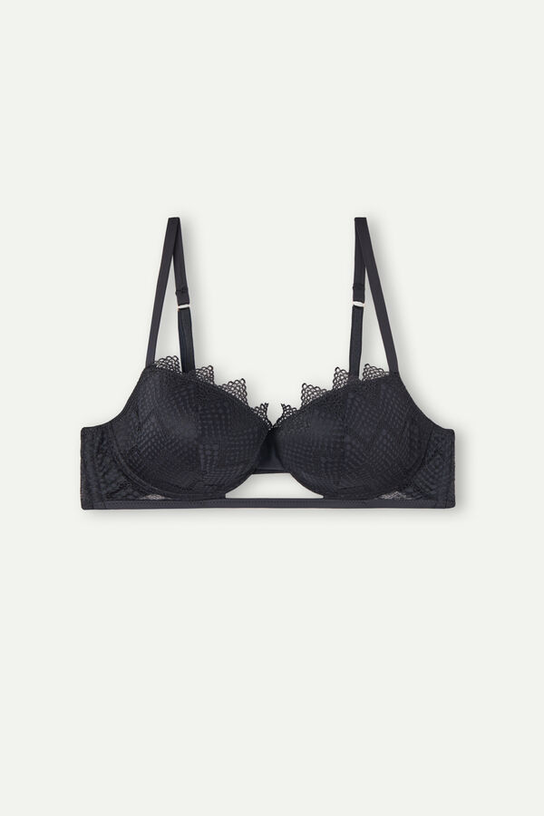 Intimssimi Sofia Urban Nomad Balconette Bra Black | ASGWC96864