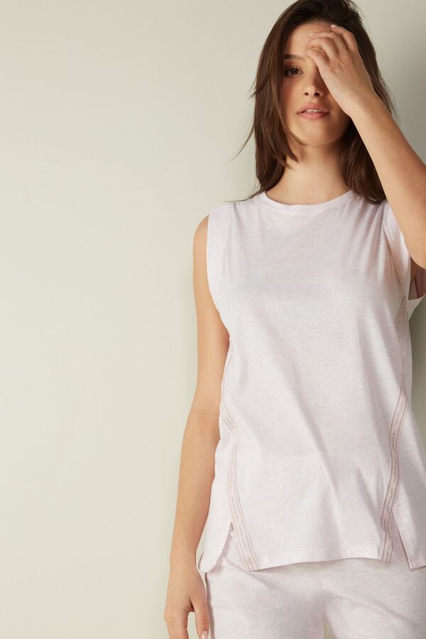 Intimssimi Sporty Cotton Camisole in Supima® Ultrafresh Cotton Pink | SGNZX13983