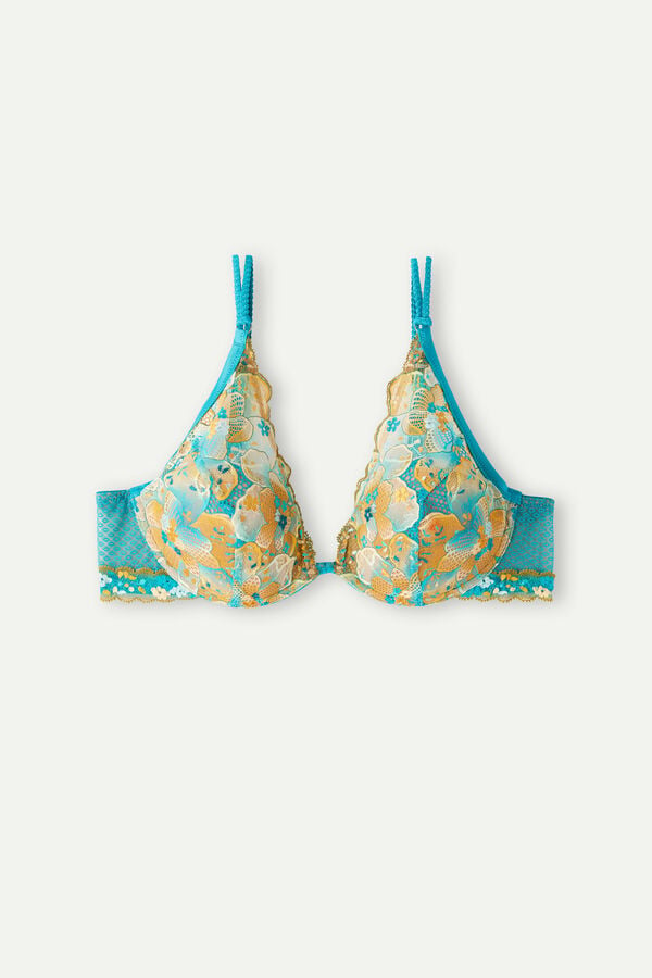 Intimssimi Summer Vibes Elena Balconette Bra Blue | PSGQX34261