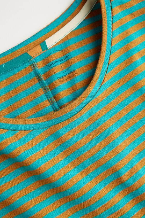 Intimssimi Summer Vibes Striped Top Green | PSGER92176