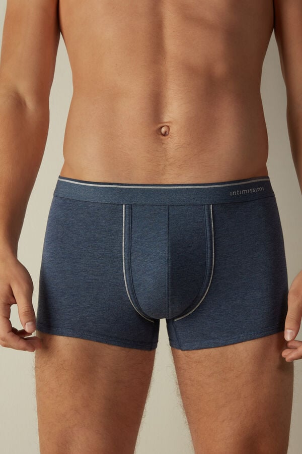 Intimssimi Supima® Cotton Boxers Blue | DSGKV57567