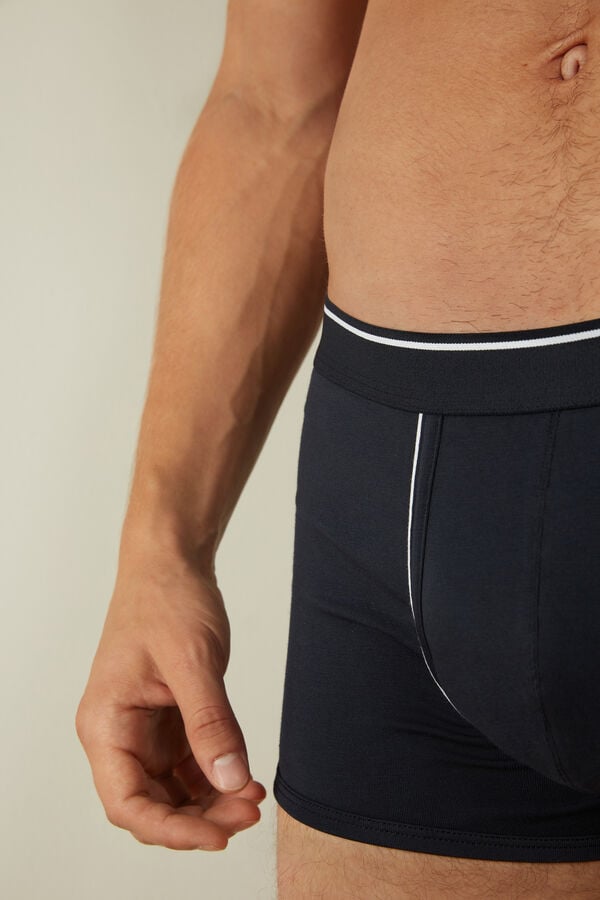 Intimssimi Supima® Cotton Boxers Blue | SGNEJ21850