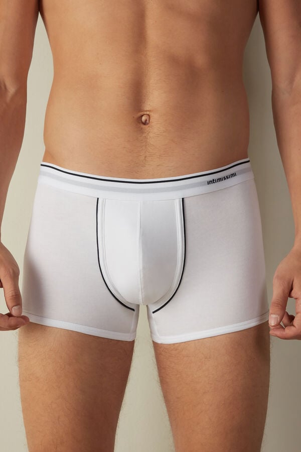 Intimssimi Supima® Cotton Boxers White | ZSGNQ66640