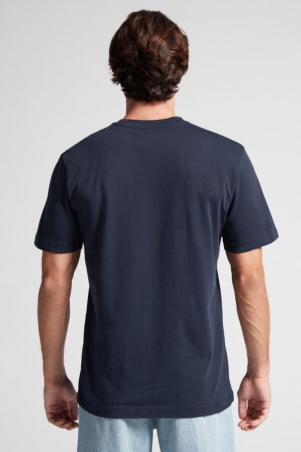 Intimssimi T-shirt in Cotton Jersey Blue | ESGVG38536