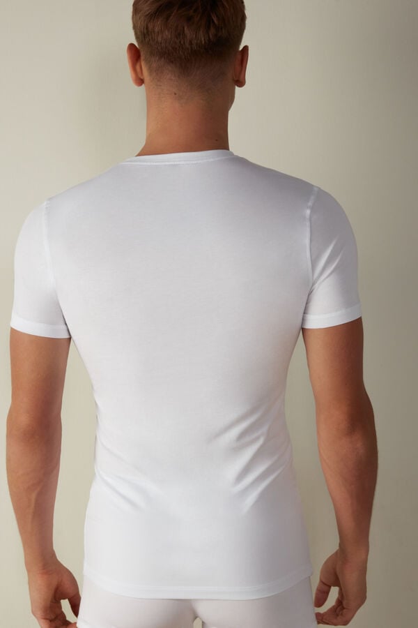 Intimssimi T-shirt in Stretch Supima® Cotton White | SGQAV81286