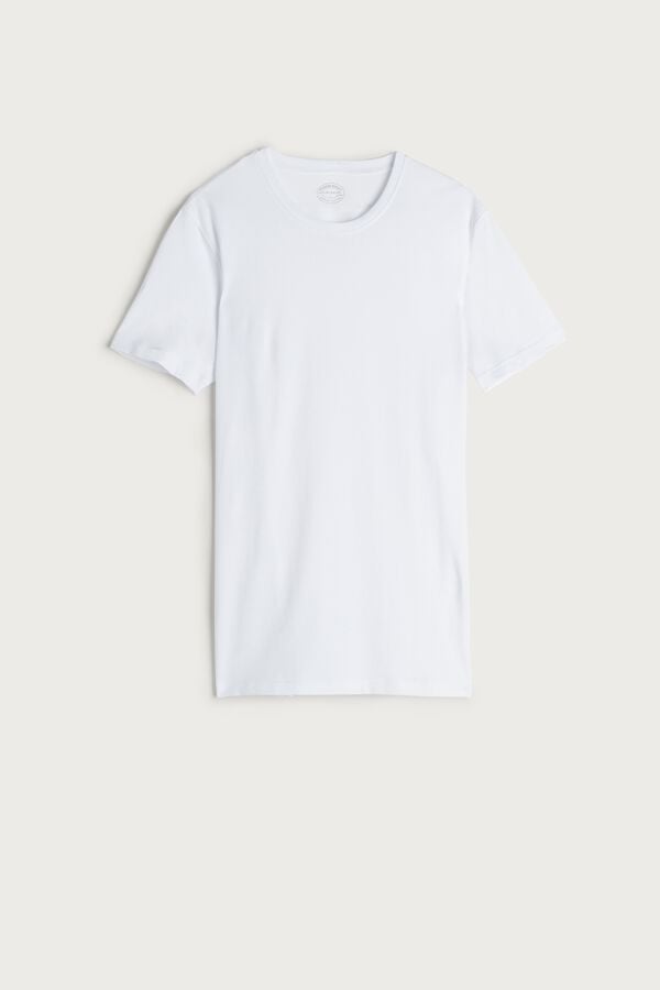 Intimssimi T-shirt in Stretch Supima® Cotton White | SGQAV81286