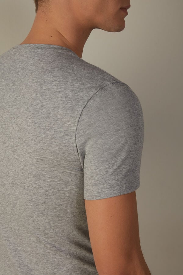 Intimssimi T-shirt in Stretch Supima® Cotton Grey | SSGVO52000