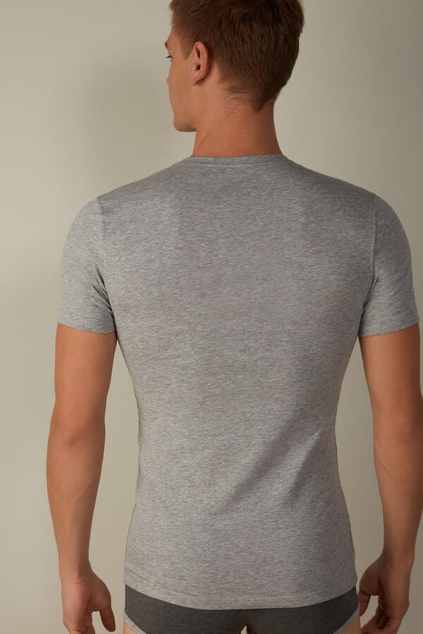 Intimssimi T-shirt in Stretch Supima® Cotton Grey | SSGVO52000