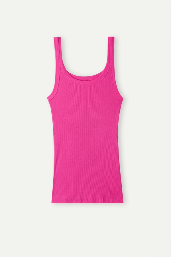 Intimssimi Tank Top in Supima® Cotton Pink | SGNEJ66834