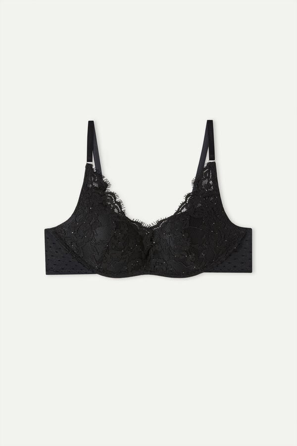 Intimssimi Time to Shine Gioia Super Push-up Bra Black | FSGUI47645