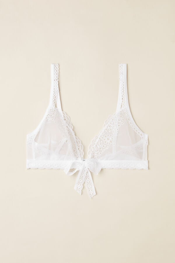 Intimssimi Timeless Simplicity Triangle Bra White | SGJZR86367