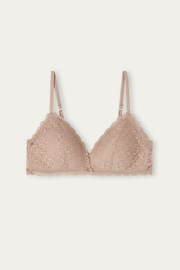 Intimssimi Tiziana Triangle Bra in Lace Natural | SGIIZ14609