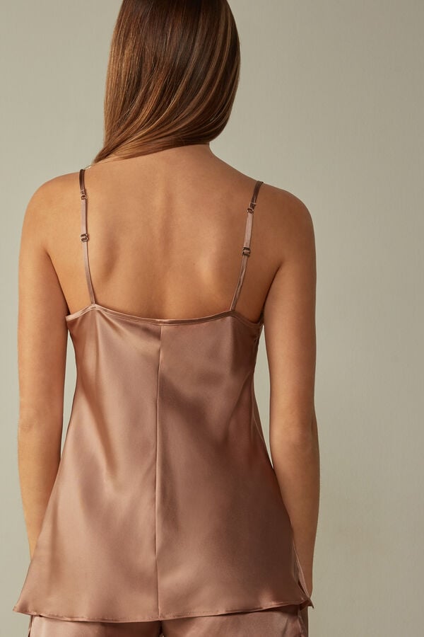 Intimssimi Top in Silk Satin Natural | SSGNY39023