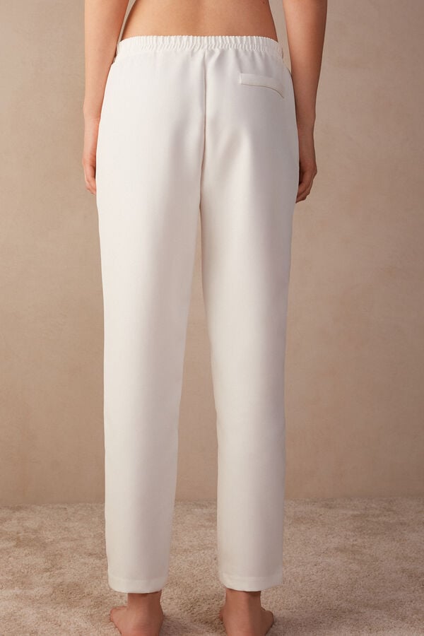 Intimssimi Trousers with Pockets White | USGND78540