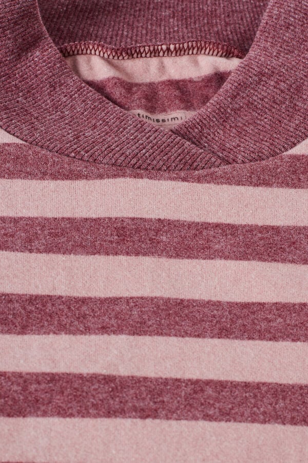 Intimssimi Winter Candies Striped Night Shirt Pink | SGJKU89987