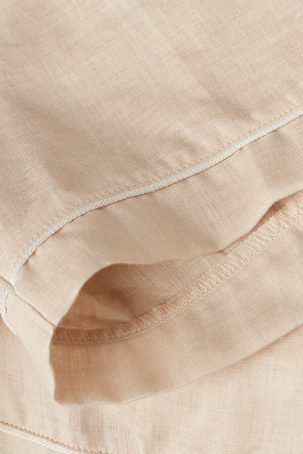 Intimssimi Yacht Night Linen Shorts Natural | SGNZX27876