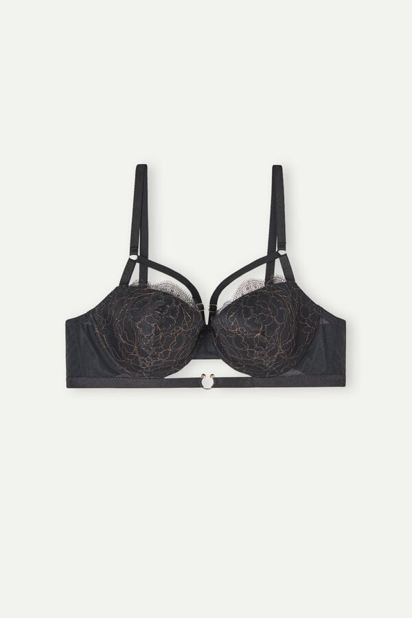 Intimssimi Your Private Party Sofia Balconette Bra Black | ESGHC97110